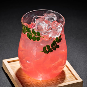 Clear Pear Glass Cup – Stemless Creative Juice & Cocktail Drinkware