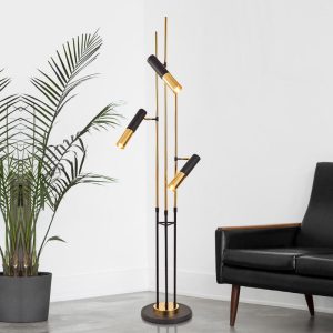Nordic Modern LED Floor Lamp – Designer Iron Glass Living Room Decor