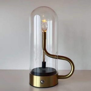 Nordic Rechargeable LED Table Lamp – Touch Control Cordless Light for Home & Restaurant Decor