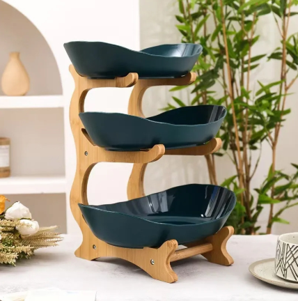 Double Layer Fruit Rack