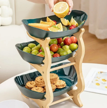 Double Layer Fruit Rack