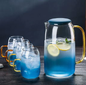 Nordic Water Jug Glass Set - 7pcs