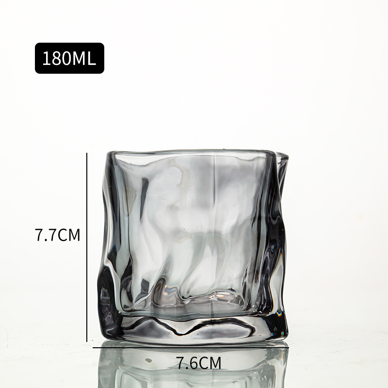 Twisted Whiskey Glass Cup
